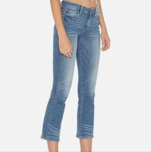 Paige Jocelyn Crop Flare Jeans 28 Morgan Wash
